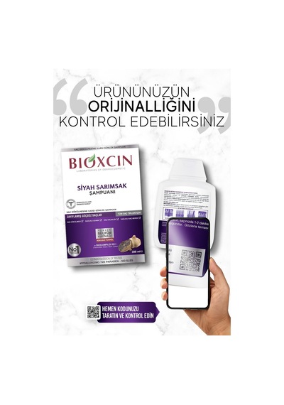 Siyah Sarımsak Şampuanı 300 Ml Güçsüz Saçlar