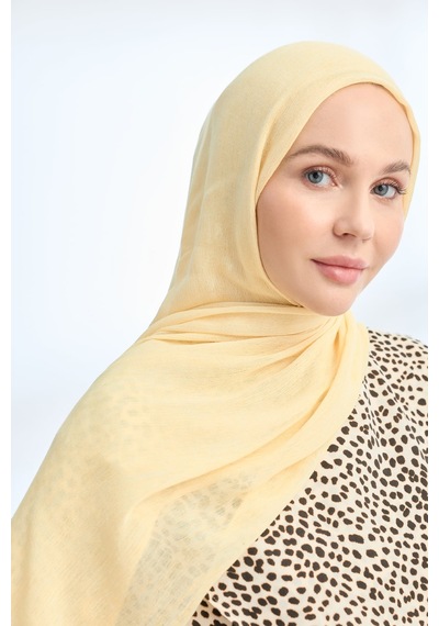 Armanda Organic Touch Viskoz Şal- 3601 Limon Sarısı