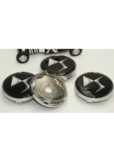 Citroen DS Logo Jant Göbeği Kapak Seti  60mm
