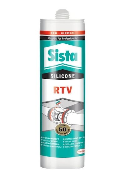 Sista Rtv Silikon Kırmızı 310ml