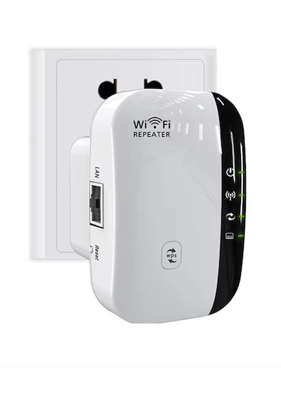 Wifi Repeater Kablosuz Sinyal Güçlendirici Access Point 300mbps