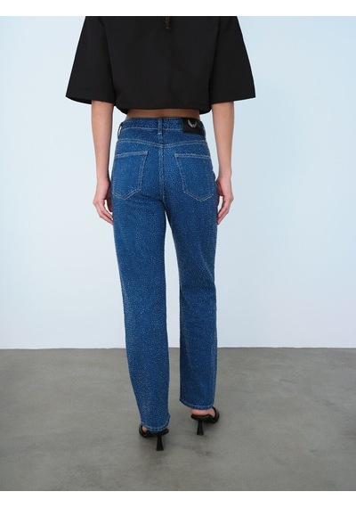 LOFT Mom Slim Fit Kadın Pantolon Lf2040321 Q1.v1 Denim