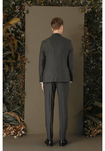 Efor Tk 884 Slim Fit Füme Klasik Takım Elbise Füme Efor Tk 884 Slim Fit Füme Klasik Takım Elbise Füme