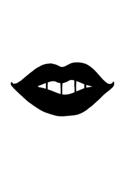 Kadın Dudağı Model 1 Oto Kaliteli Kaliteli Sticker 30 X 15 Cm Aracınıza Yeni Bir Tarz Katın
