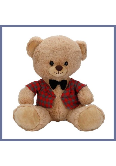 Bezos 4810 Peluş Ayı Elbiseli 32cm 2a Dlra Çok Renkli