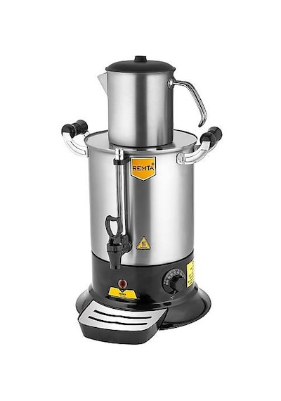 Remta Platin Model Tek Demlikli Çay Makinesi 9 Lt Demlik Dahil - Pt11