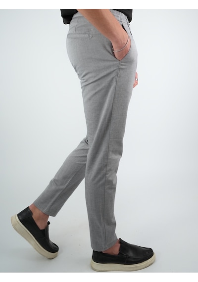 Digital Jeans Erkek Keten Jogger Koyu Gri Pantolon Koyu Gri