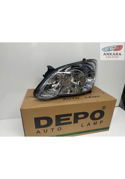 Toyota Corolla 2004-2006 Hatchback Far Lambası Sol Hatchback Damla Far-ön Sol-depo Marka
