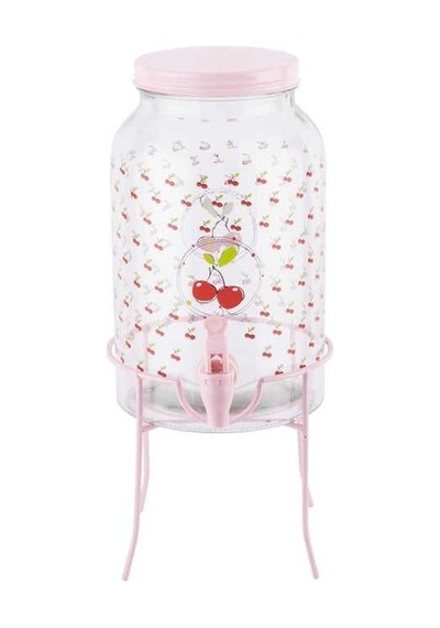 Tantitoni Standli Cherry Cam Meşrubatlik Sebil 3.5 L Pembe - Şeffaf