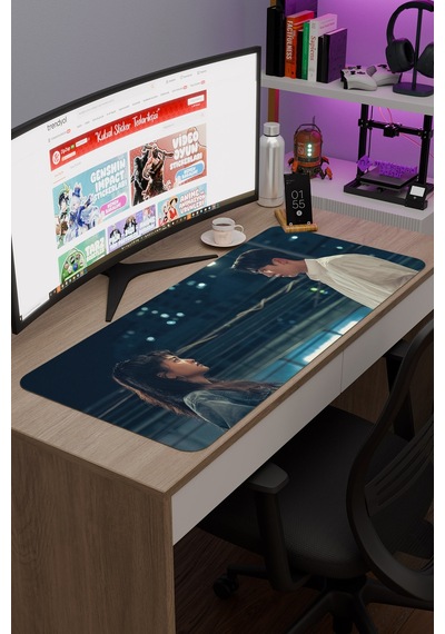 Twenty-five Twenty-one K Drama Kdrama V2 90x40 Xxl Gaming Kauçuk Kaymaz Taban Mouse Pad Fare Altlığı