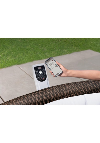 Lay-z-spa Bali Smart Airjet 6001p Enerji Tasarruflu Şişme Spa Havuzu, Mobil Uygulama Kontrollü, 5-7 Kişilik Kahverengi Lay-z-spa Bali Smart Airjet 6001p Enerji Tasarruflu Şişme Spa Havuzu, Mobil Uygulama Kontrollü, 5-7 Kişilik Kahverengi