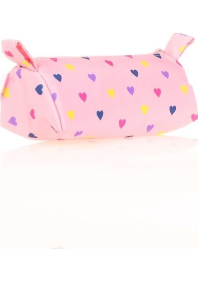 Kaukko Triangle Punch Kalem Çantası Pink K2580
