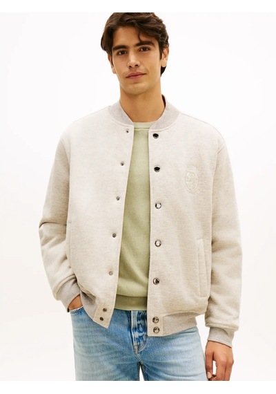 Tommy Hilfiger Crest Graphıc Revers, P97 Krem Erkek Ceket