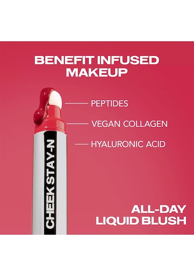 Sacheu Cheek Stay-n Uzun Süre Kalıcı Likit Allık 04 I'm Flirty 10 ML