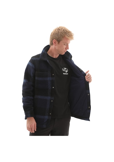 B0a44hbv821-r Timberland Wool Blend Shacket Erkek Lacivert B0a44hbv821-r Lacivert