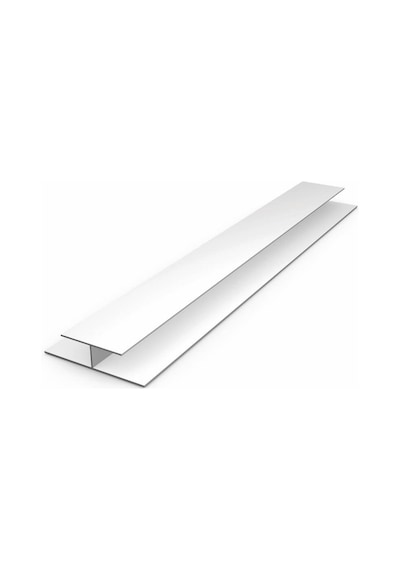 Sermimar Pvc Plastik Lambiri Aksesuarı Sarı H Bağlantı Profili 1,5m X 2 Adet