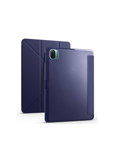 Maks Technology Mi Pad 5 Kılıf Mkst Tri Folding Kalem Bölmeli Standlı Kılıf - Kırmızı Tablet Kılıfı