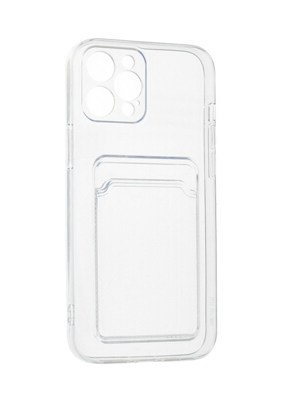 Apple iPhone Uyumlu   12 Pro Max Kılıf Kart Şeffaf Silikon - Şeffaf Şeffaf