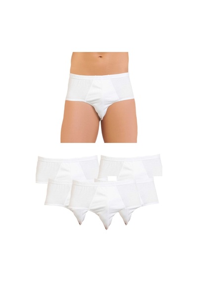 1101-a Erkek Süprem Slip 3'lü Beyaz