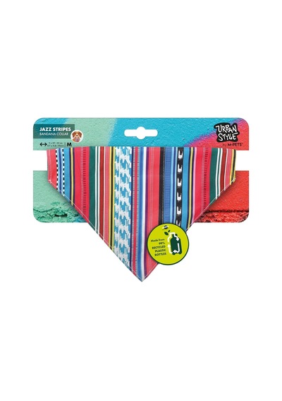 M-pets Style Jazz Strıpes Bandana Collar M Sku: Zeus8690010314598