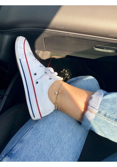 Unisex Spor Ayakkabı, Beyaz, Kısa Keten Sneaker, Çocuk, Genç, Yetişkin 31-40 Beyaz