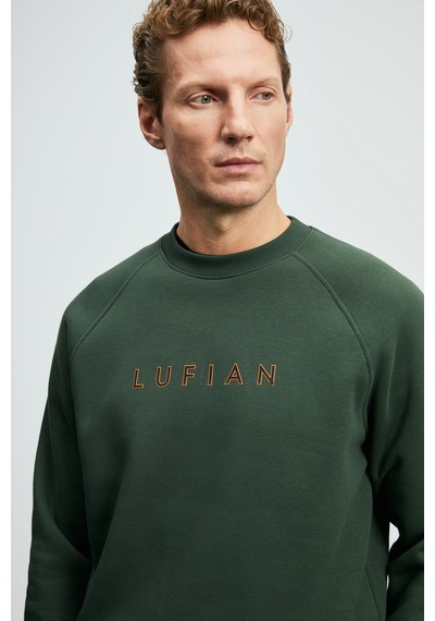 Lufian Bren Erkek Sweatshirt Çimen Yeşili Çimen Yeşili 112030219100611 Yeşil