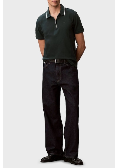 Calvin Klein Erkek Polo Lv04lf214g Pzm Petrol