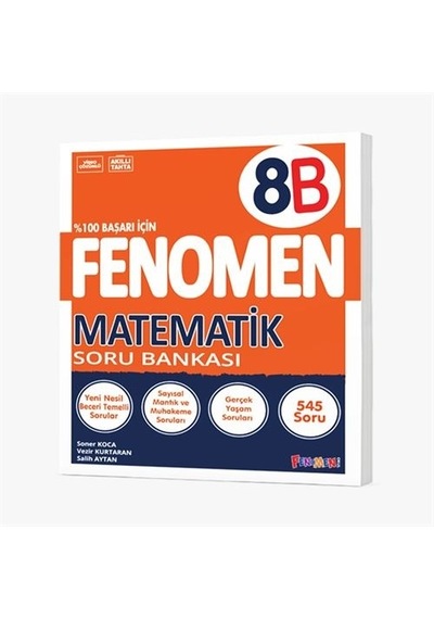 Fenomen 8. Sınıf Matematik B Soru Bankası