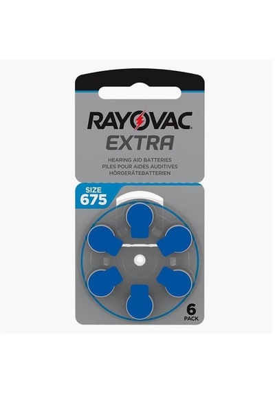 Rayovac 675 Numara Kulaklık Pili 6 Lı Paket