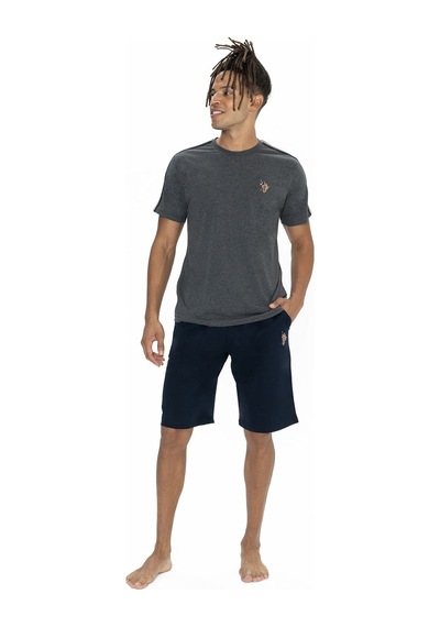U.S. Polo Assn. U.s Polo Assn. 18868 Erkek Kısa Kollu Bisiklet Yaka Şortlu Pijama Takımı-antrasitmelanj Antrasit Melanj U.S. Polo Assn. U.s Polo Assn. 18868 Erkek Kısa Kollu Bisiklet Yaka Şortlu Pijama Takımı-antrasitmelanj Antrasit Melanj