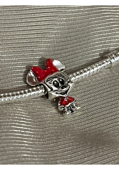 Minnie Mouse Charm Asafaccessory Kırmızı