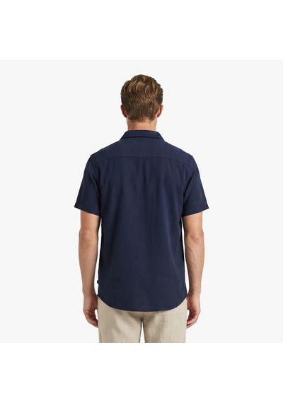Nautica Erkek Lacivert Regular Fit Kısa Kollu Gömlekdüzw65416t