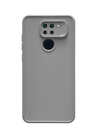 Redmi Note 9 Uyumlu Kamera Korumalı Darbeye Dayanıklı Renk Atmayan Keep Silikon Kılıf Gri