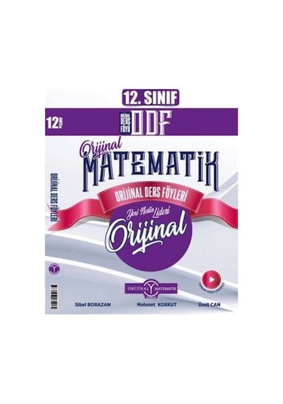 Orijinal Mikro 12. Sınıf Matematik Odf Orijinal Ders Föyleri Orijinal Mikro 12. Sınıf Matematik Odf Orijinal Ders Föyleri