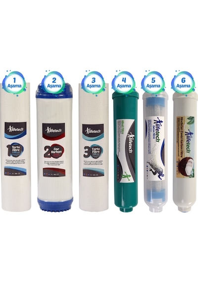 Lifetech 6 Aşama Filtre Seti