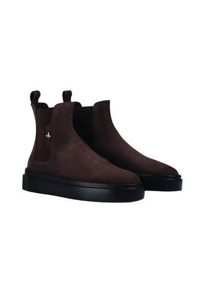 A Ca008 Camoscio T.moro Bot Erkek Lu68405 Paciotti Men Shoe Kahve