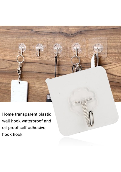 20 Adet Şeffaf Waterproof Kendinden Yapışkanlı Askı Seti Çok Renkli 20 Adet Şeffaf Waterproof Kendinden Yapışkanlı Askı Seti Çok Renkli