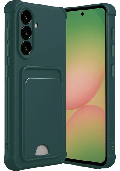 Samsung Uyumlu Galaxy A17 5g Kelvin Kartvizitli Silikon Koyu Yeşil
