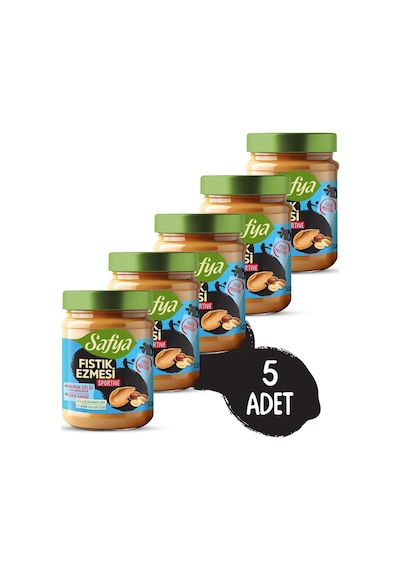Safya Sportive Fıstık Ezmesi 320 Gr X 5 Adet