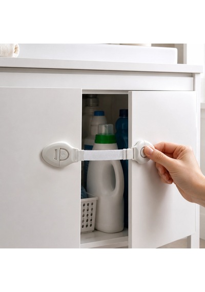 Çocuk Güvenlik Kilidi 4 Lü Set Dolap, Çekmece Ve Gardırop İçin Çok Amaçlı