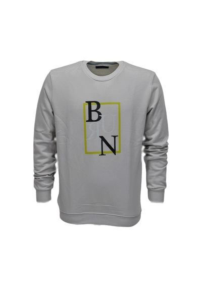 Erkek Baskılı Spor Sıfır Yaka Sweatshirt R2202 Bgl-st03189 001