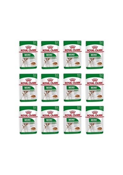 Mini Adult Köpek Yaş Mama 85 Gr 12 Adet