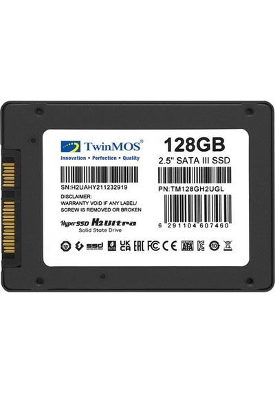 TWINMOS 128GB 580/550Mb/s 2.5" SATA3 SSD TM1  8GH2UGL 3D-NAND