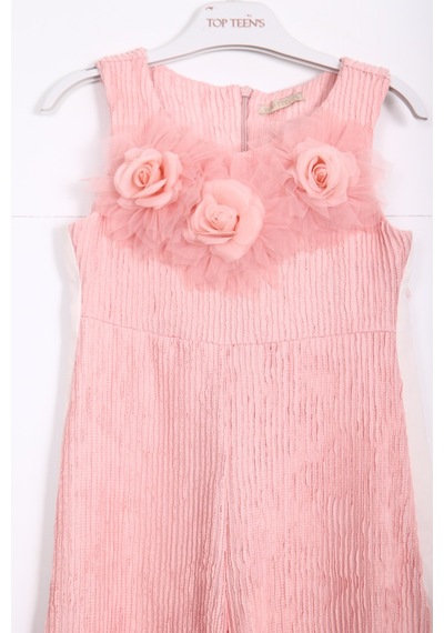 Xo Kids Kız Çocuk Elbise 4-8 Yaş 5880 Pembe