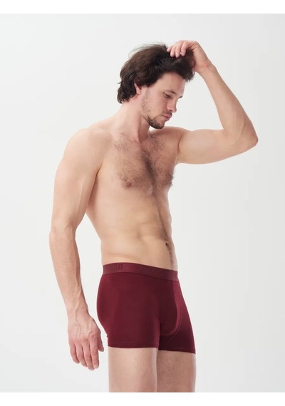 Mercan Renkli Modal Boxer 6'lı Bordo