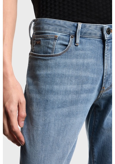 Emporio Armani Erkek Kot Pantolon Em000121 Af22800 Mb003 Mavi Mavi
