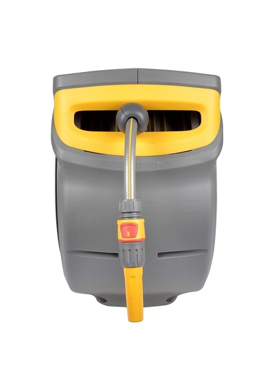2401-3460h Duvara Monte 20 M Hortumlu Otomatik Geri Sarmalı Hortum Toplama Makara Seti + 26