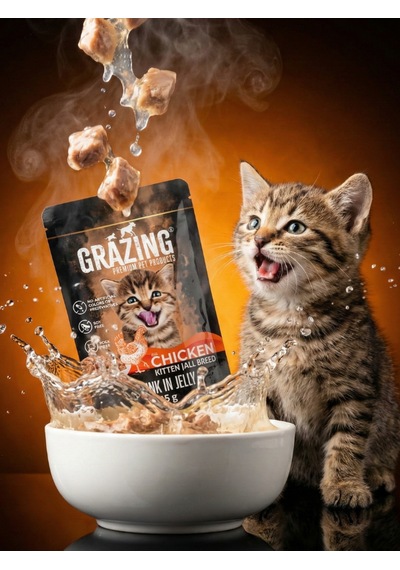Premium Yavru Kedi Yaş Maması Tavuklu 85 Gr X 24 Adet Gelişim Sağlar