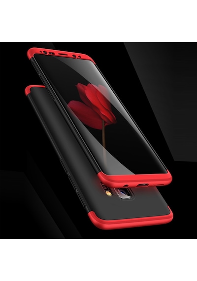 Samsung Uyumlu Galaxy S9 Kılıf 3 Parçalı 360 Tam Korumalı Gkk Kapak