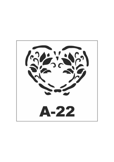 A-22 Artebella Stencil 20X20 CM